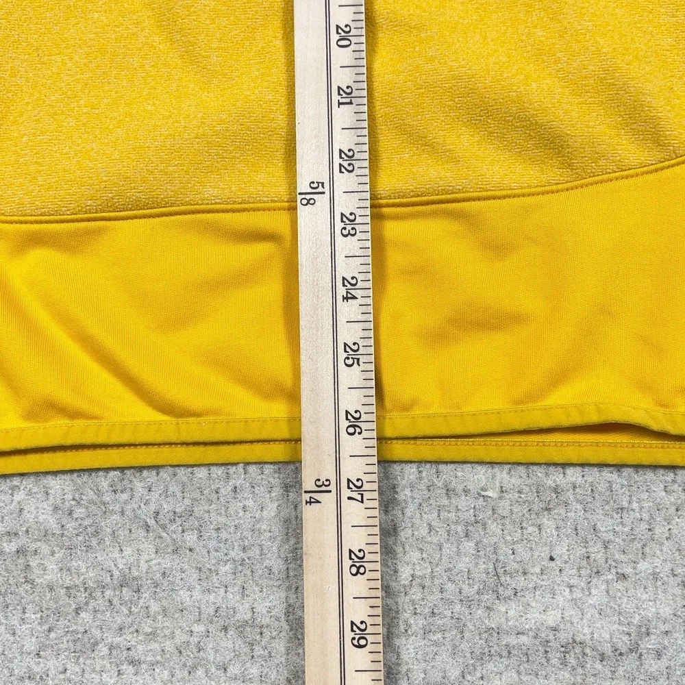 Iowa Hawkeyes Sweater Men XXL 2XL Yellow Pullover Quarter Zip Under Armour *‎